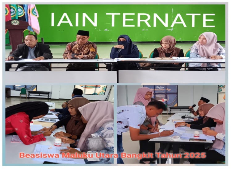 21 Mahasiswa IAIN Ternate Penerima Beasiswa Maluku Utara Bangkit Teken NPHD