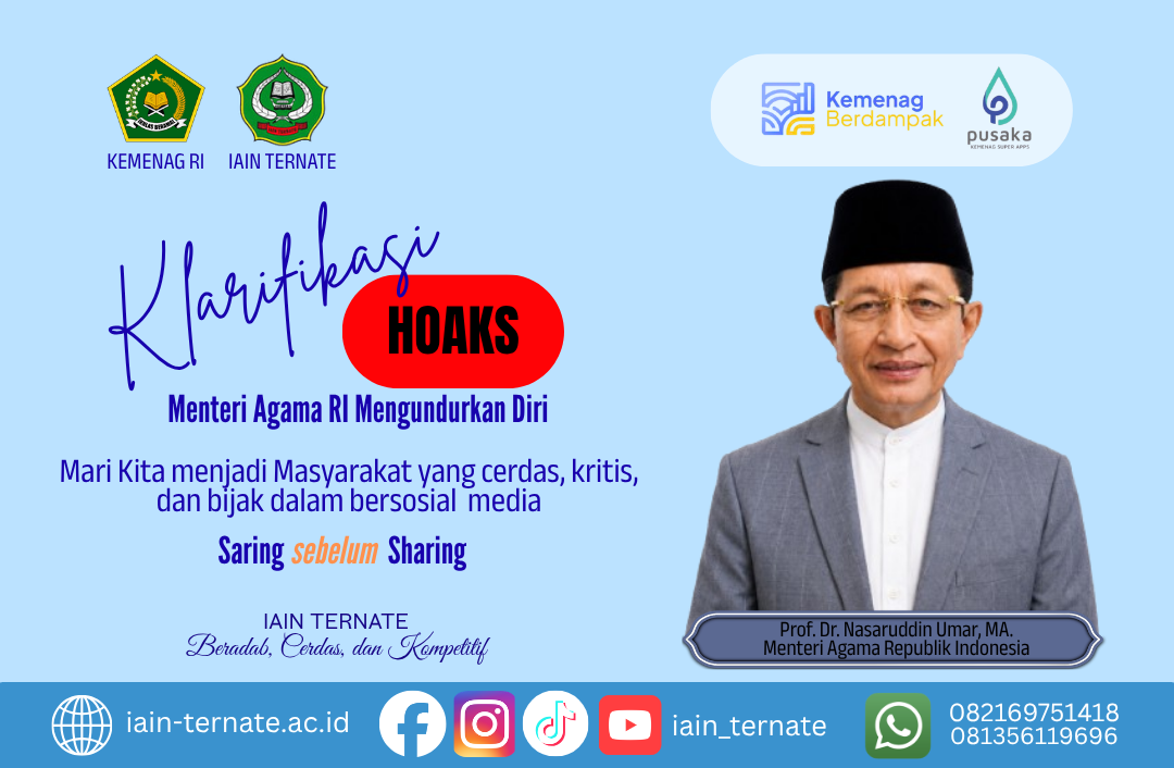 Viral Tak Selalu Benar, Menag Nasaruddin Umar Bantah Isu Mundur