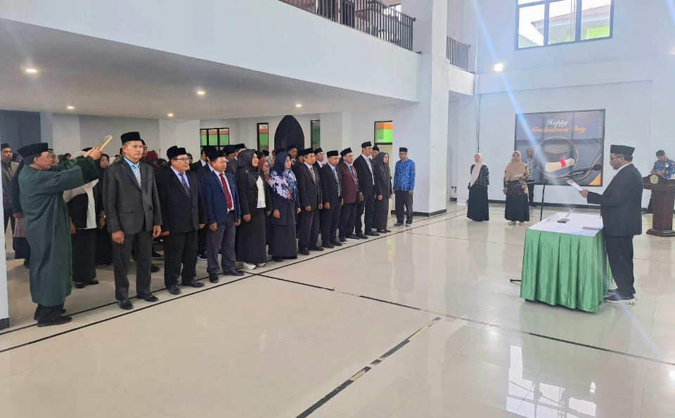 Dominasi Wajah Muda, 50 Pejabat Non-Struktural IAIN Ternate Resmi Dilantik, Rektor: Saya Prioritaskan Anak-anak Muda Menduduki Jabatan