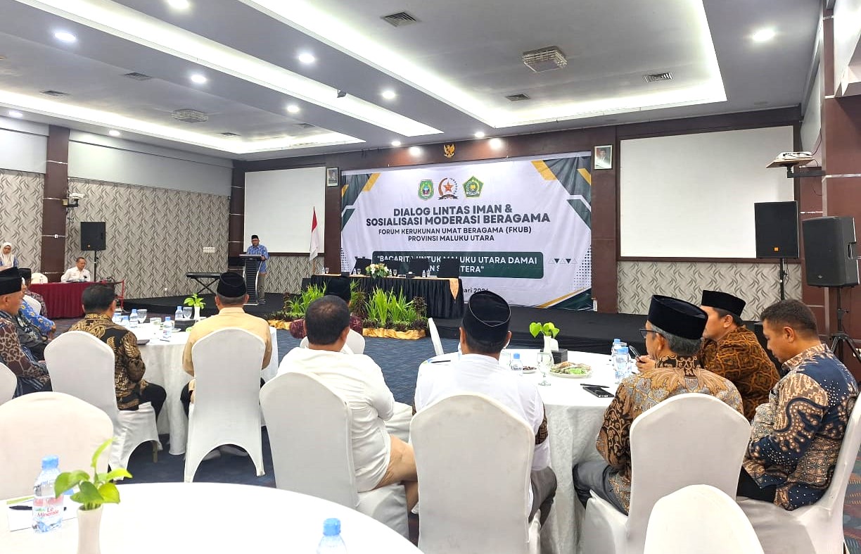 Perkuat Kerukunan Antarumat Beragama di Malut, FKUB Gelar Dialog Lintas Iman dan Sosialisasi Moderasi Beragama