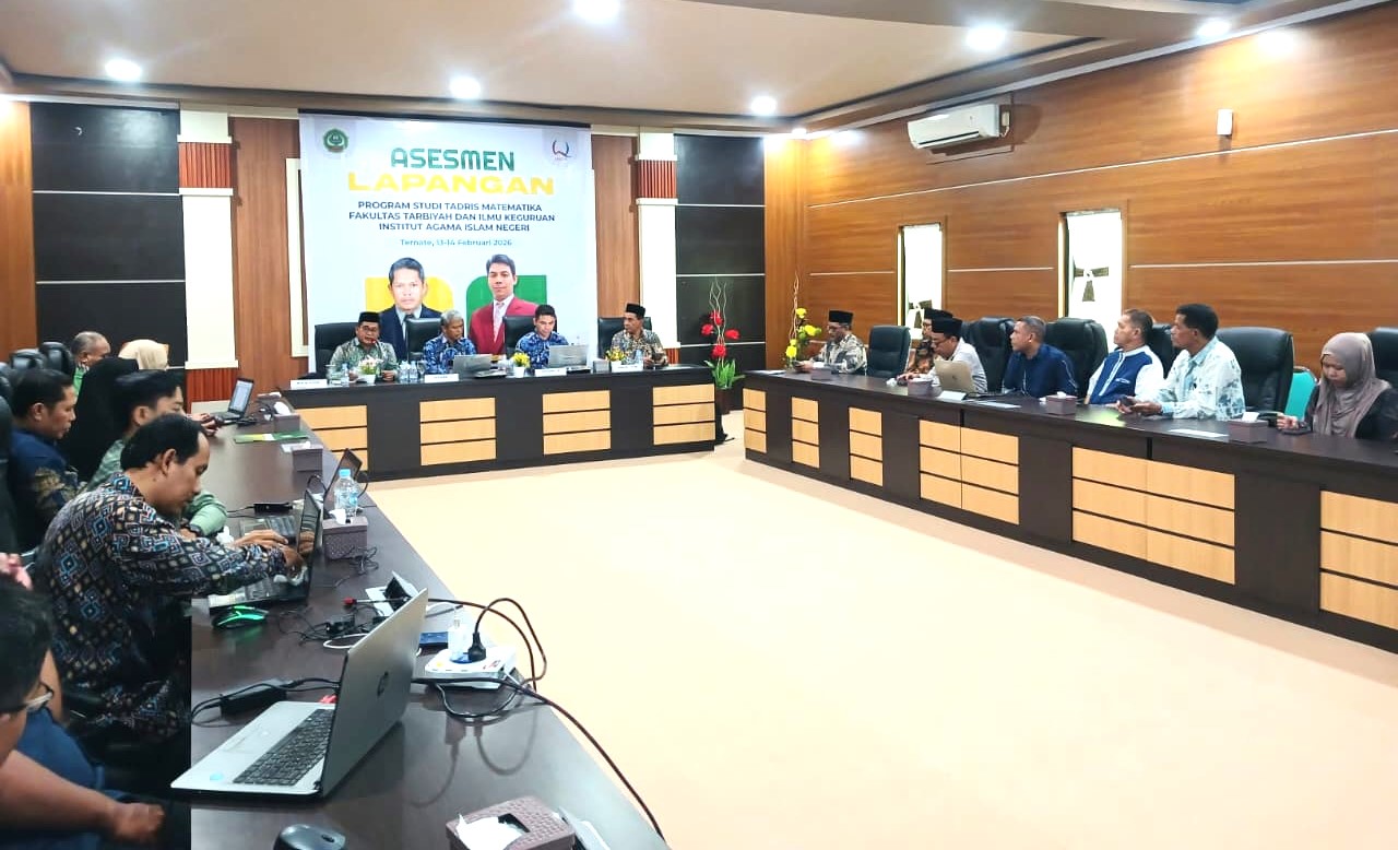 Fakultas Tarbiyah IAIN Ternate Gelar Asesmen Lapangan Tadris Matematika, Begini Harapan Rektor IAIN Ternate