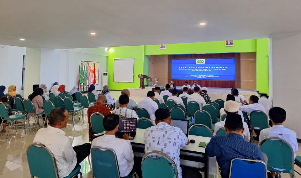LPM IAIN Ternate Gelar RTM Hasil Monitoring Audit Mutu Internal, Rektor: Momentum Strategis Evaluasi Capaian Standar Mutu
